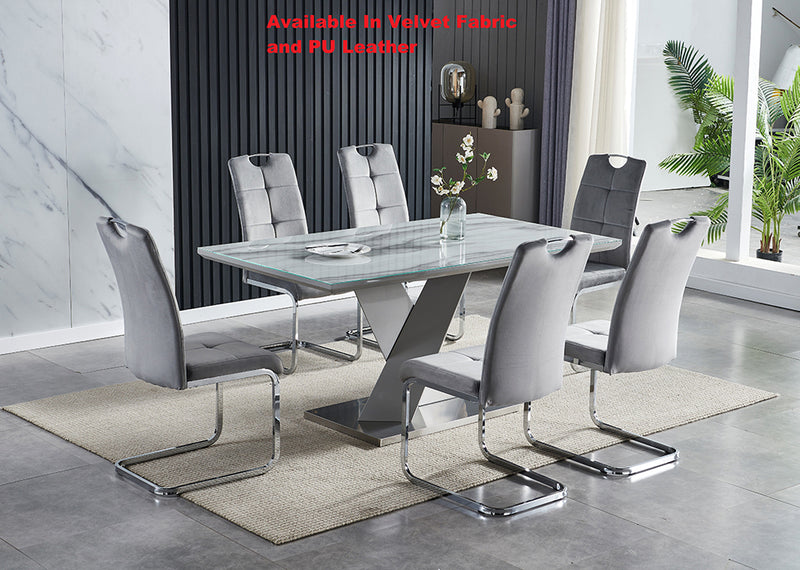 "Harmony Haven" 7-Piece Dining Table Set