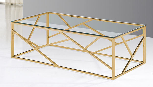 "Golden Reflections" Coffee Table