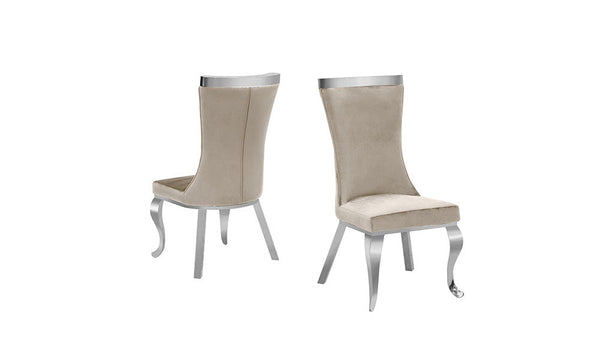 Velvet fabric Chair