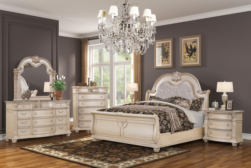 AROMA Wooden 6 Pcs Bedroom Set