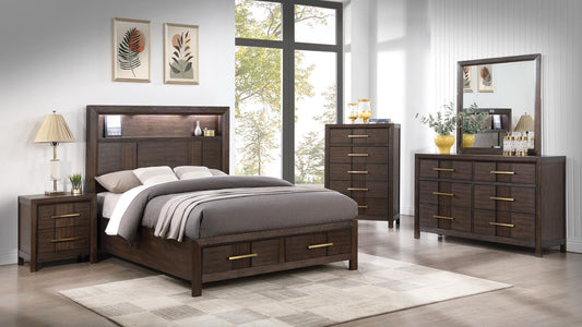 6pc BEDROOM SET QUEEN SIZE