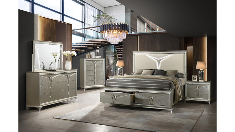 Mercedes Stylish 6 Pcs Bedroom Set