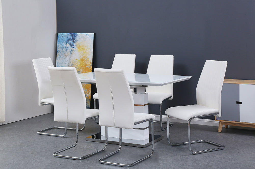 "Serenity" 7-Piece Dining Table Set