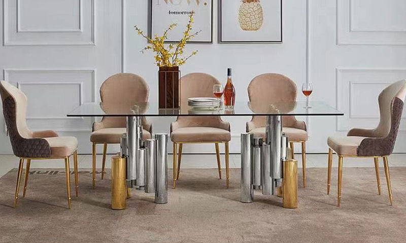 Beige dining set