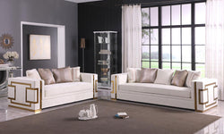 Gold sofa set